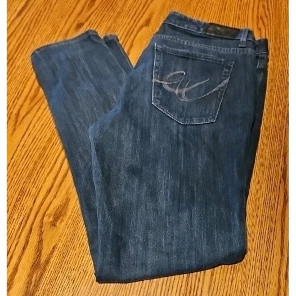 Express Jeans Mia Ultra Skinny Womens Size 8 s Stretch Dark Wash 90s 5 Pkt